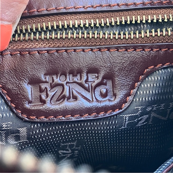 The Find Tooled Leather Hippie Boho Saddle Bag - Picture 14 of 15